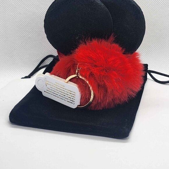 Brand NEW  RED Pom Pom With Minnie Mouse Bow  Design - Picture 3 of 3